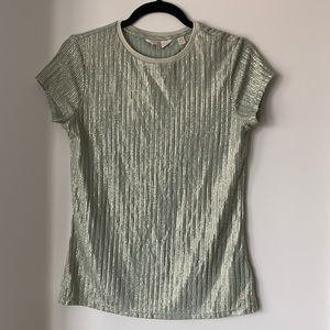 Ted Baker metallic t-shirt size 2
